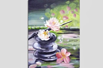 Paint Nite: Zen Pink Flowers